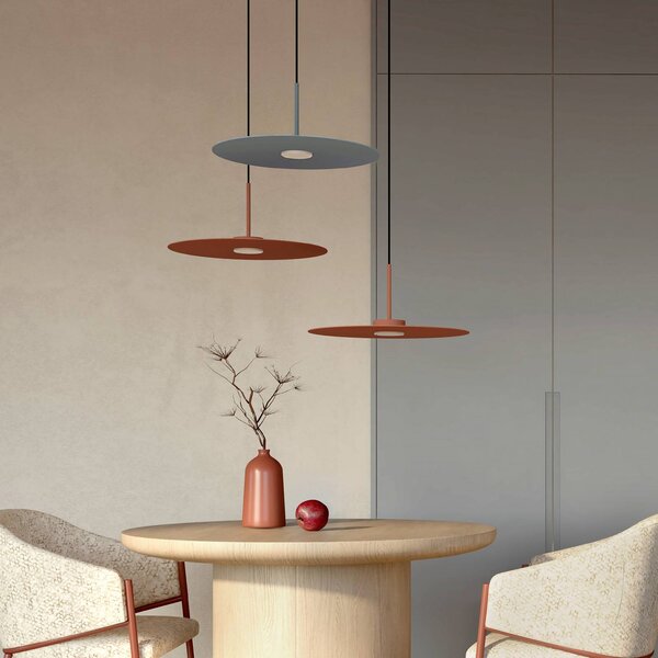 Lampa wisząca Simone Nowodvorski Lighting, możliwość ściemniania, niebieski, salon / jadalnia, metal, nowoczesny