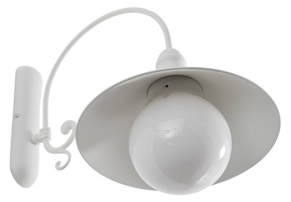 Kinkiet zewnętrzny Enduro Argon, możliwość ściemniania, biały / opal, metal