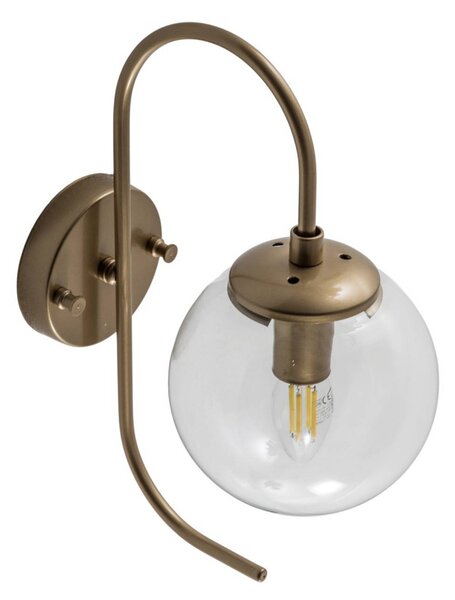 Lampa wisząca Jewel Opviq, możliwość ściemniania, mosiężny / złoty, salon / jadalnia, szkło