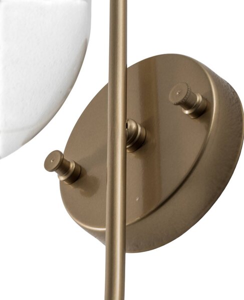 Lampa wisząca Jewel Opviq, możliwość ściemniania, mosiężny / złoty, salon / jadalnia, szkło