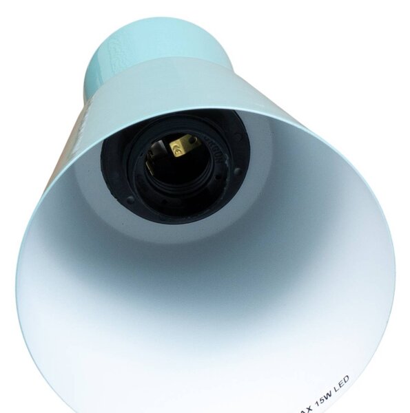 Lampa wisząca Konikkem Opviq, możliwość ściemniania, niebieski, salon / jadalnia, metal, młodzieżowy