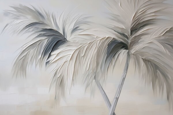 Fototapeta Malowanie palm, Fototapety Natura, Popularne Fototapety, w03269 - Tapeko.pl
