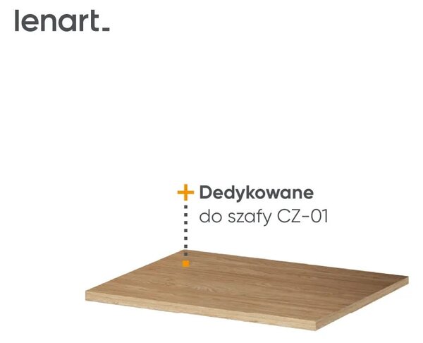 EMWOmeble Półka drewniana COZY CZ-08 dąb olejowany