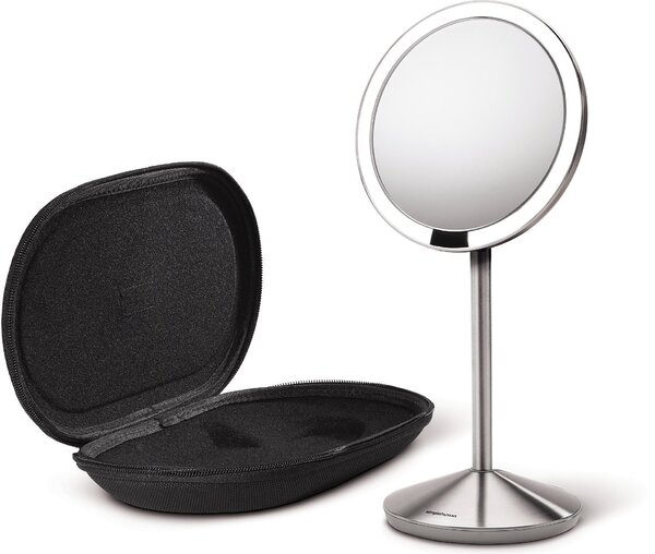 Lustro kosmetyczne sensorowe mini Simplehuman srebrne