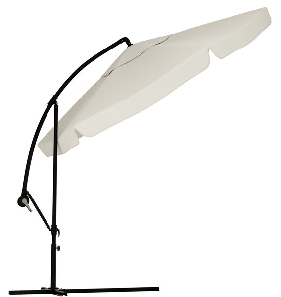 Ogrodowy parasol składany LEVI 300 cm, beżowy + darmowe opakowanie