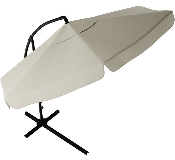 Ogrodowy parasol składany LEVI 300 cm, beżowy + darmowe opakowanie