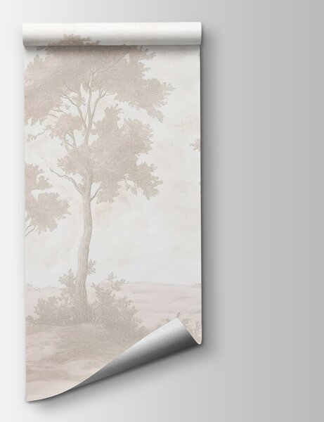 Fototapeta Grupa drzew w zaśnieżonym krajobrazie, Fototapety Natura, Popularne Fototapety, w03550 - Tapeko.pl