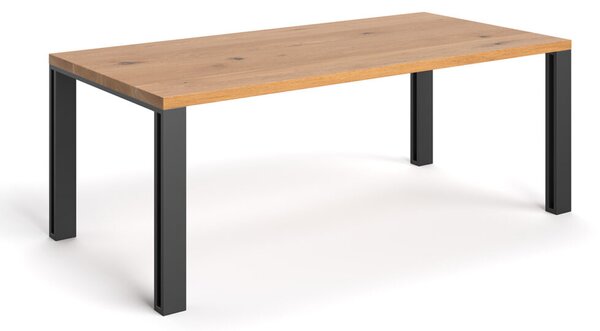 Stół Fold z litego drewna Buk 120x80 cm