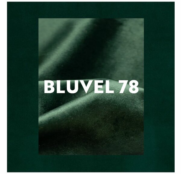Hoker CHIC VELVET z czarnymi nogami, ciemnozielony