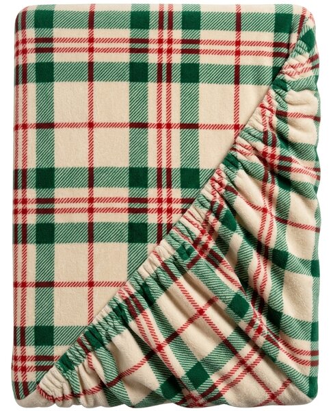 Prześcieradło z mikropluszu WINTER PLAID 90x200 cm kolorowe