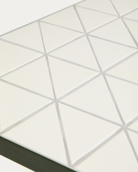 Stolik ogrodowy z ceramicznym blatem 51x81 cm Maurina – Kave Home