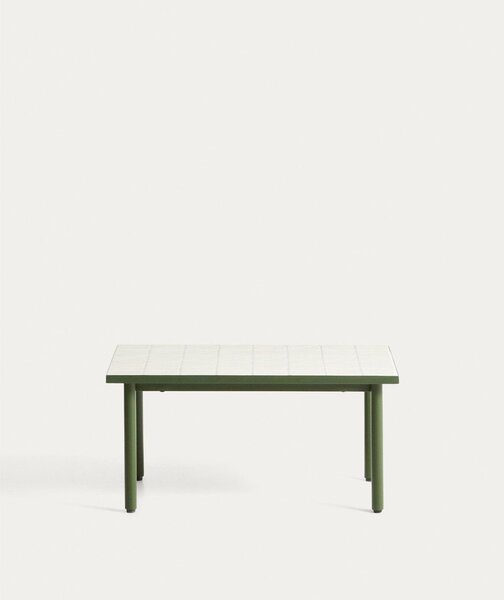 Stolik ogrodowy z ceramicznym blatem 51x81 cm Maurina – Kave Home