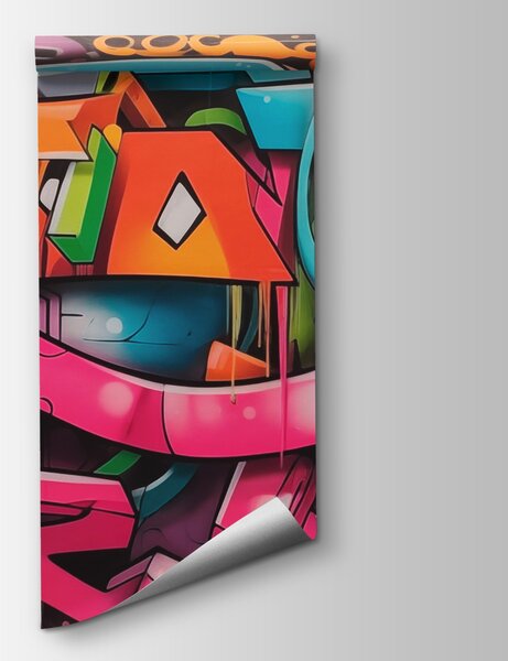 Fototapeta Graffiti na ścianie, Fototapety Młodzieżowe, Popularne Fototapety, w03688 - Tapeko.pl