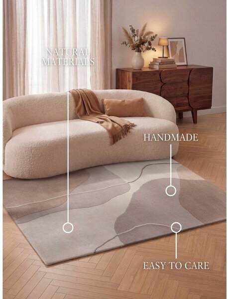 Brązowy/beżowy wełniany dywan 160x230 cm Virelle – Villeroy&Boch