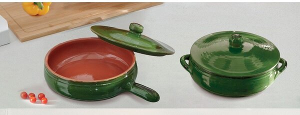 Garnek ceramiczny z pokrywką 2 l – Brandani