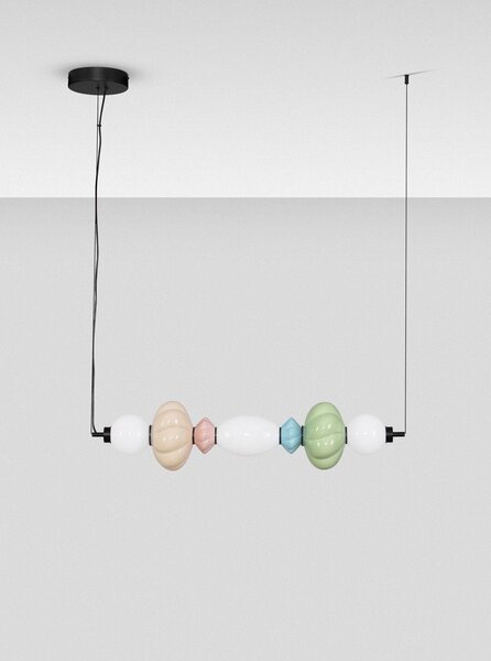 Lampa wisząca LED ceramiczna ze ściemniaczem z ceramicznym kloszem/ze szklanym kloszem Oneta – Nova Luce