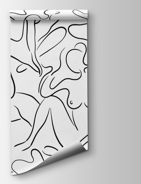 Fototapeta Grupa kobiecych części ciała, Fototapety design, Popularne Fototapety, w03755 - Tapeko.pl