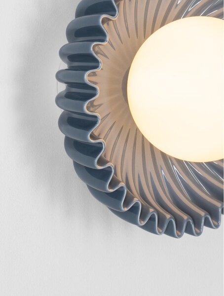 Niebieski kinkiet ceramiczny Petel – Nova Luce