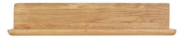 Półka z litego drewna dębowego w jasnym naturalnym kolorze 60 cm Salina – House Nordic
