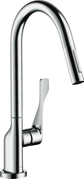 HansGrohe bateria zlewozmywakowa Axor Citterio chrom z wyciąganą wylewką 39835000