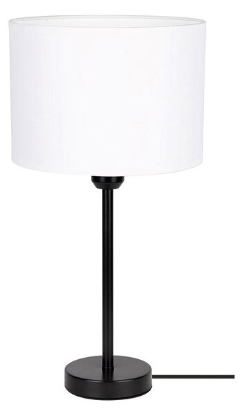 Czarno-biała minimalistyczna lampa stołowa - A20-Apia