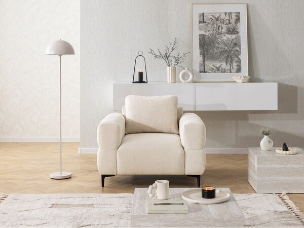 Kremowy fotel Helio – Ropez