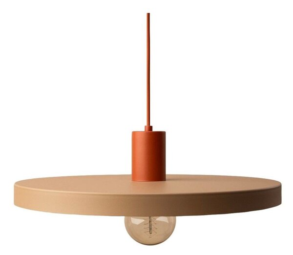 Beżowa metalowa lampa wisząca ø 40 cm Ori – Micadoni