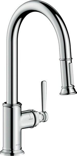 Axor Montreux - Bateria kuchenna z wyciąganym prysznicem, chrom 16581000