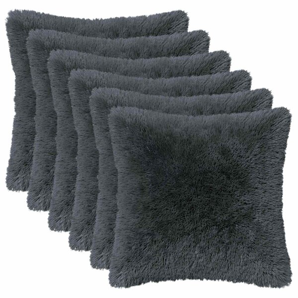 Poduszka z poduszką HEERLEN 6 szt. antracytowy Fleece PV