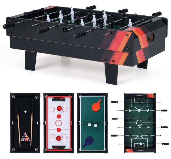 Stół do gier 4w1 bilard ping-pong cymbergaj i piłkarzyki