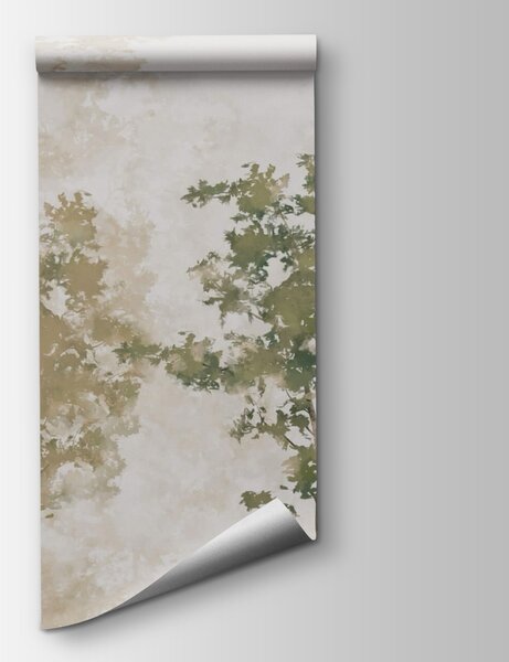 Fototapeta Grupa drzew we mgle, Fototapety Natura, Popularne Fototapety, t00008 - Tapeko.pl