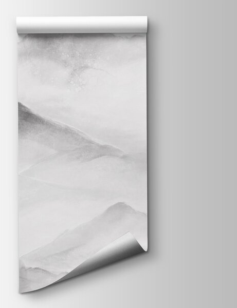 Fototapeta Biało-szare pasmo górskie, Fototapety Natura, Popularne Fototapety, t00031 - Tapeko.pl