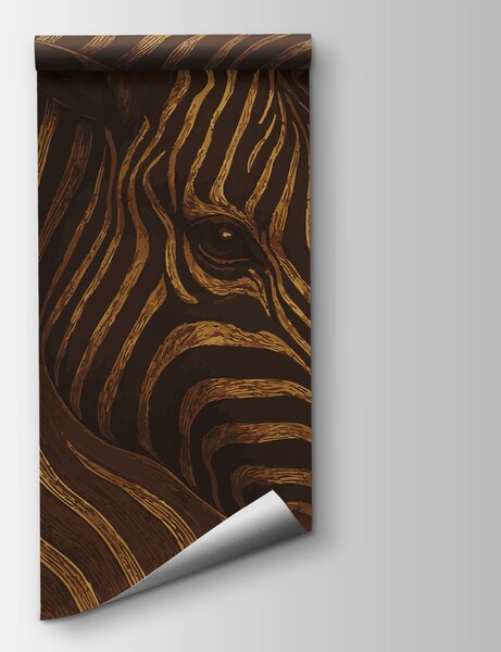 Fototapeta Zebra w abstrakcyjnych zawirowaniach kolorów, Fototapety Abstrakcja, Popularne Fototapety, t00011 - Tapeko.pl