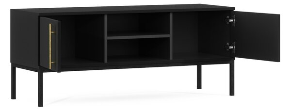 Szafka RTV LANZZI 120x40 cm, czarna