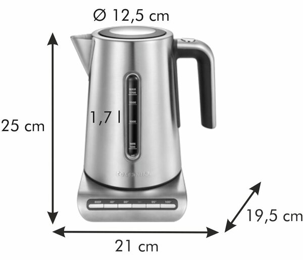 Tescoma Czajnik bezprzewodowy PRESIDENT 1,7 l
