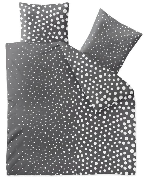 Pościel z bawełny Renforcé TIARA szara Rozmiar pościeli: 2 szt 80 x 80 cm | 200 x 200 cm
