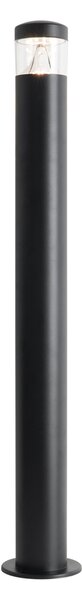 Nowoczesna lampa zewnętrzna czarna 80 cm IP44 z LED - Roxy