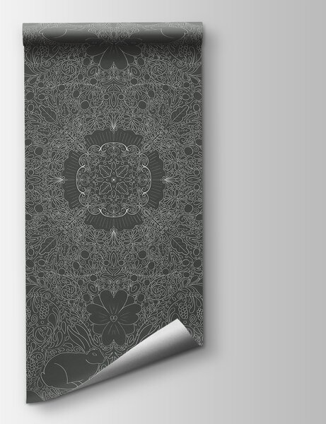 Fototapeta Szary i biały wzór, Fototapety z zwierzętami, Popularne Fototapety, t00351v2 - Tapeko.pl