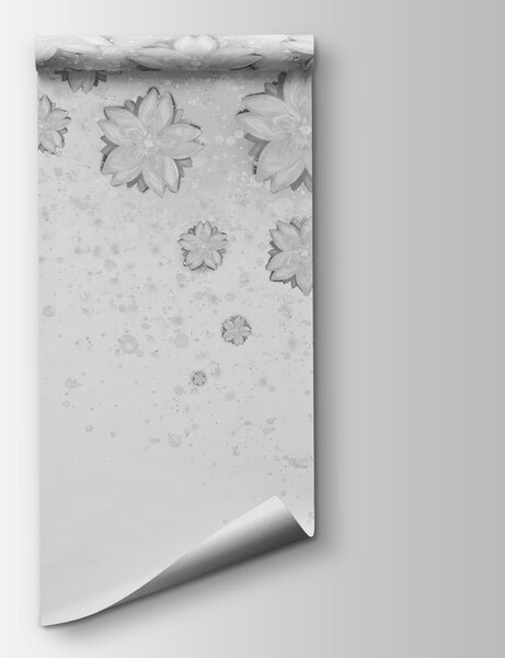 Fototapeta Białe kwiaty na białej powierzchni, Fototapety 3d z kwiatami, Popularne Fototapety, t00356v1 - Tapeko.pl