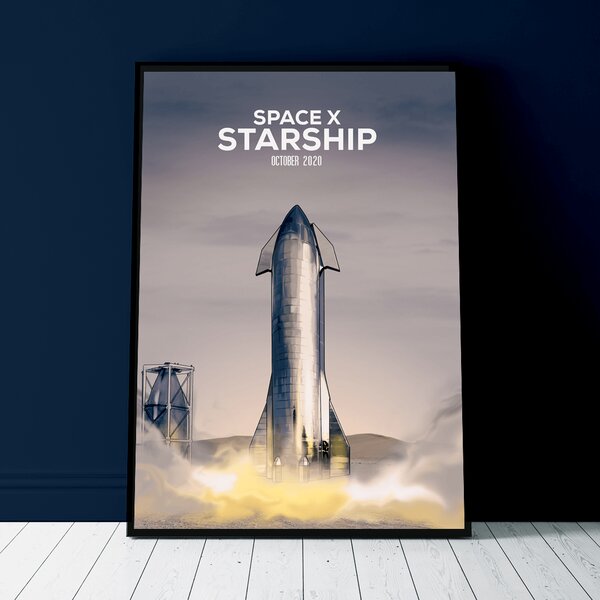Plakat - Podbój Kosmosu - Starship