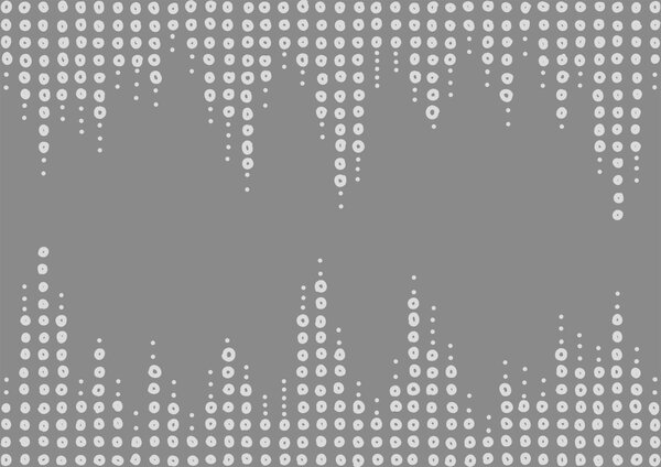 Fototapeta Szare i białe tło z kropkami, Fototapety Geometryczne, Popularne Fototapety, t00371 - Tapeko.pl