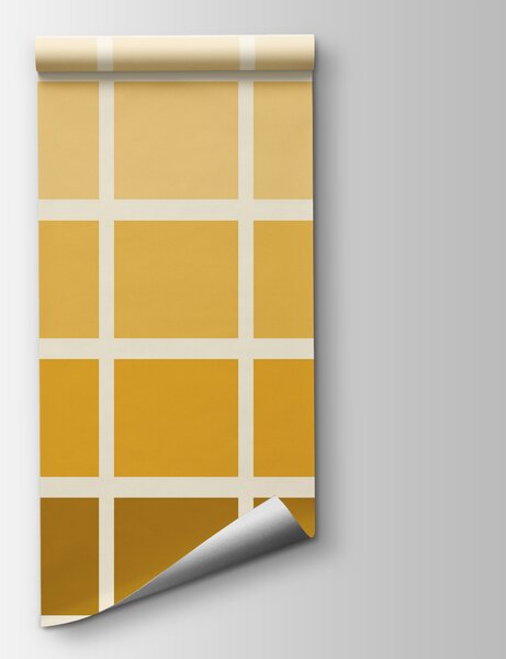Fototapeta Żółte i brązowe kwadraty, Fototapety Abstrakcja, Popularne Fototapety, t00374v1 - Tapeko.pl
