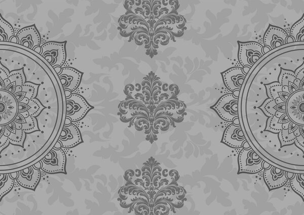 Fototapeta Szary i biały wzór, Fototapety design, Popularne Fototapety, t00382 - Tapeko.pl