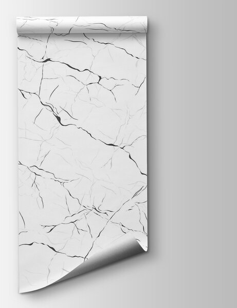 Fototapeta Biała powierzchnia z pęknięciami, Fototapety Marmur, Popularne Fototapety, t00420 - Tapeko.pl