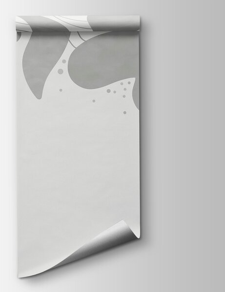 Fototapeta Szare i białe tło z liśćmi, Fototapety Abstrakcja, Popularne Fototapety, t00428v1 - Tapeko.pl