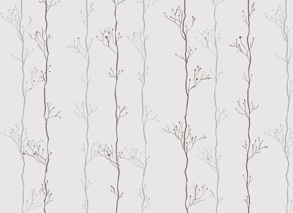 Fototapeta Wzór gałęzi na białym tle, Fototapety Natura, Popularne Fototapety, t00408 - Tapeko.pl