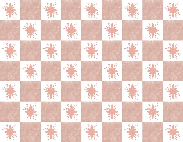 Fototapeta Wzór różowych kwadratów z białymi kwadratami, Fototapety Geometryczne, Popularne Fototapety, t00439 - Tapeko.pl