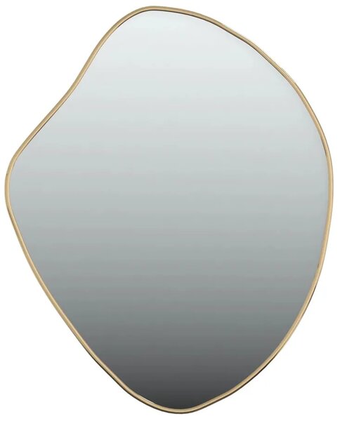 Ścienne zlote lustro wiszące 50x40 cm H1-B53