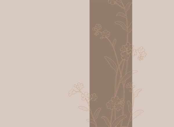 Fototapeta Elegancki kwiatowy wzór na spokojnym tle, Fototapety Kwiaty, Popularne Fototapety, t00413v2 - Tapeko.pl