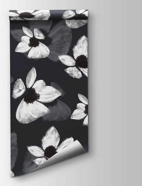 Fototapeta Wzór białych kwiatów, Fototapety Kwiaty, Popularne Fototapety, t00463 - Tapeko.pl